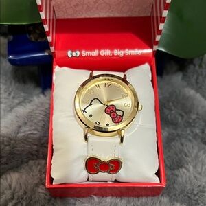 Hello Kitty Gold and Red Watch NWT retail $59